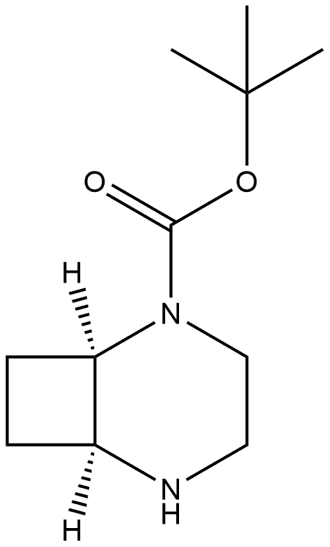 (1R,6S)-2,5-diazabicyclo[4.2.0]octane-2-carboxylic acid tert-butyl ester Structure