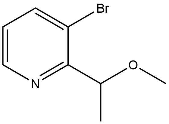 3-Bromo-2-(1-methoxyethyl)pyridine Structure