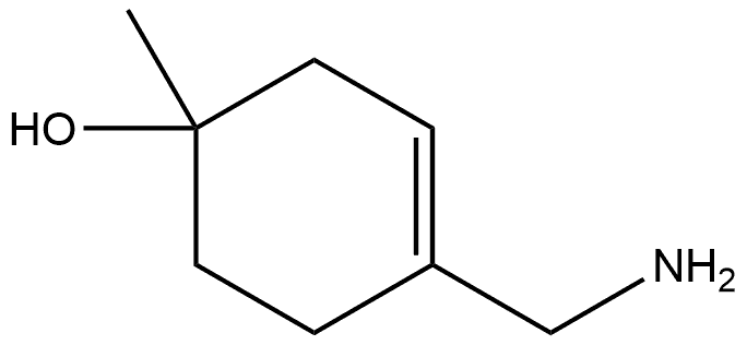 4-(aminomethyl)-1-methyl-cyclohex-3-en-1-ol Structure