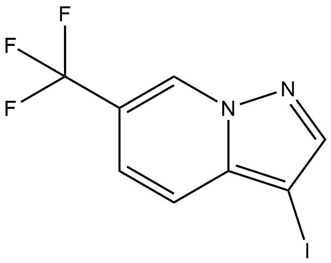 3-Iodo-6-(trifluoromethyl)pyrazolo[1,5-a]pyridine Structure