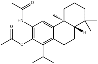 Acetamide, N-(4bS,8aS)-2-(acetyloxy)-4b,5,6,7,8,8a,9,10-octahydro-4b,8,8-trimethyl-1-(1-methylethyl)-3-phenanthrenyl- Structure