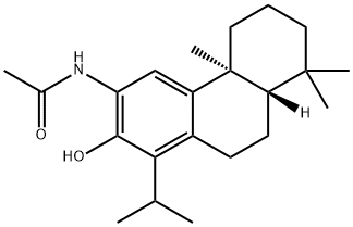 Acetamide, N-(4bS,8aS)-4b,5,6,7,8,8a,9,10-octahydro-2-hydroxy-4b,8,8-trimethyl-1-(1-methylethyl)-3-phenanthrenyl- 구조식 이미지