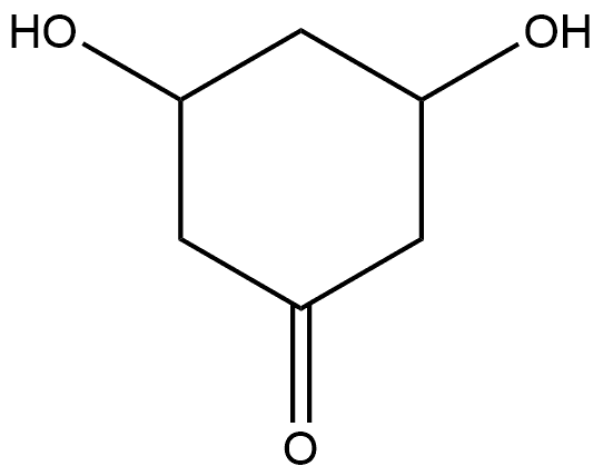 Cyclohexanone, 3,5-dihydroxy- Structure