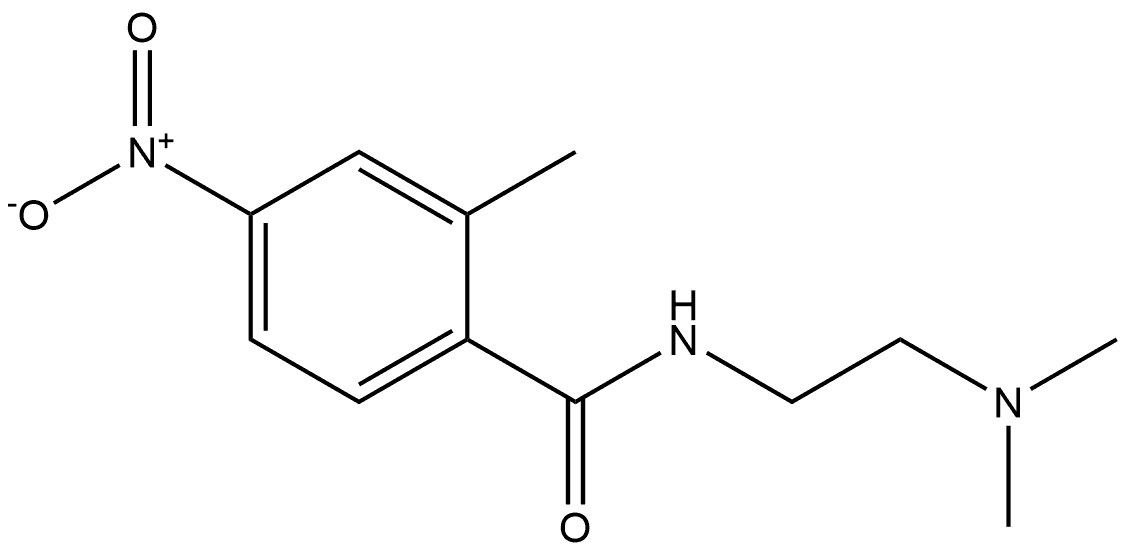 N-(2-(dimethylamino)ethyl)-2-methyl-4-nitrobenzamide Structure