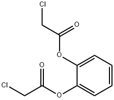 Acetic acid, 2-chloro-, 1,1'-(1,2-phenylene) ester Structure