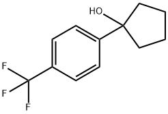 Cyclopentanol, 1-[4-(trifluoromethyl)phenyl]- Structure