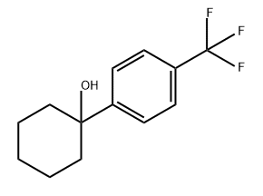 Cyclohexanol, 1-[4-(trifluoromethyl)phenyl]- Structure