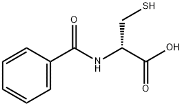 D-Cysteine, N-benzoyl- Structure