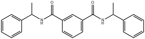 1-N,3-N-bis(1-phenylethyl)benzene-1,3-dicarboxamide 구조식 이미지
