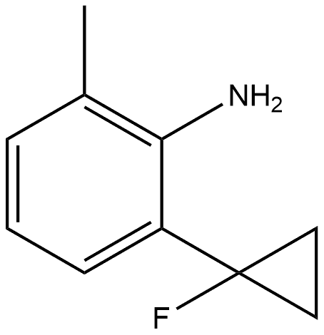 2-(1-Fluorocyclopropyl)-6-methylaniline Structure