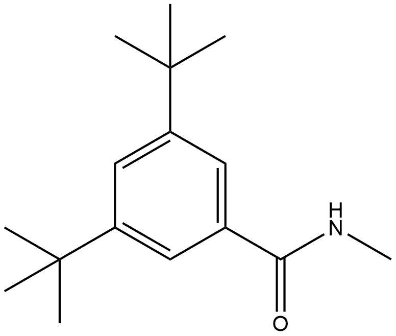 Benzamide, 3,5-bis(1,1-dimethylethyl)-N-methyl- Structure