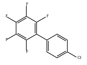 1,1'-Biphenyl, 4'-chloro-2,3,4,5,6-pentafluoro- Structure