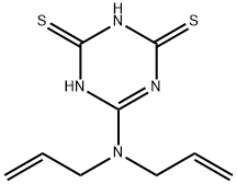 1,3,5-Triazine-2,4(1H,3H)-dithione, 6-(di-2-propen-1-ylamino)- Structure