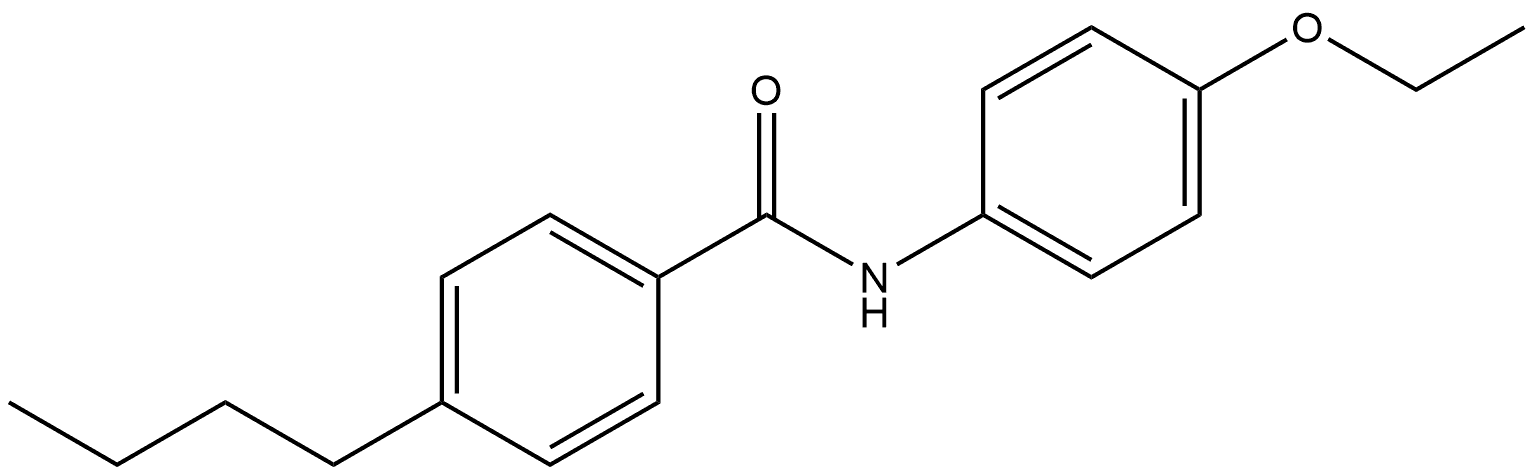 Benzamide, 4-butyl-N-(4-ethoxyphenyl)- Structure