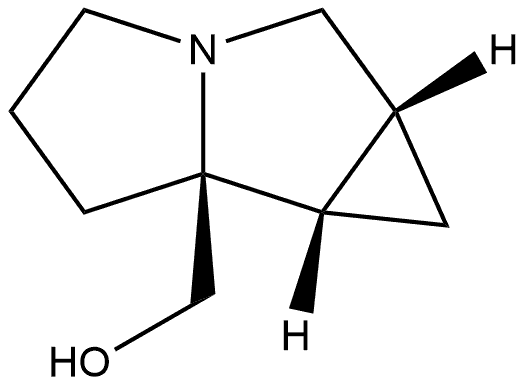 rel-((1aR,6aS,6bS)-Hexahydrocyclopropa[a]pyrrolizin-6a(4H)-yl)methanol 구조식 이미지