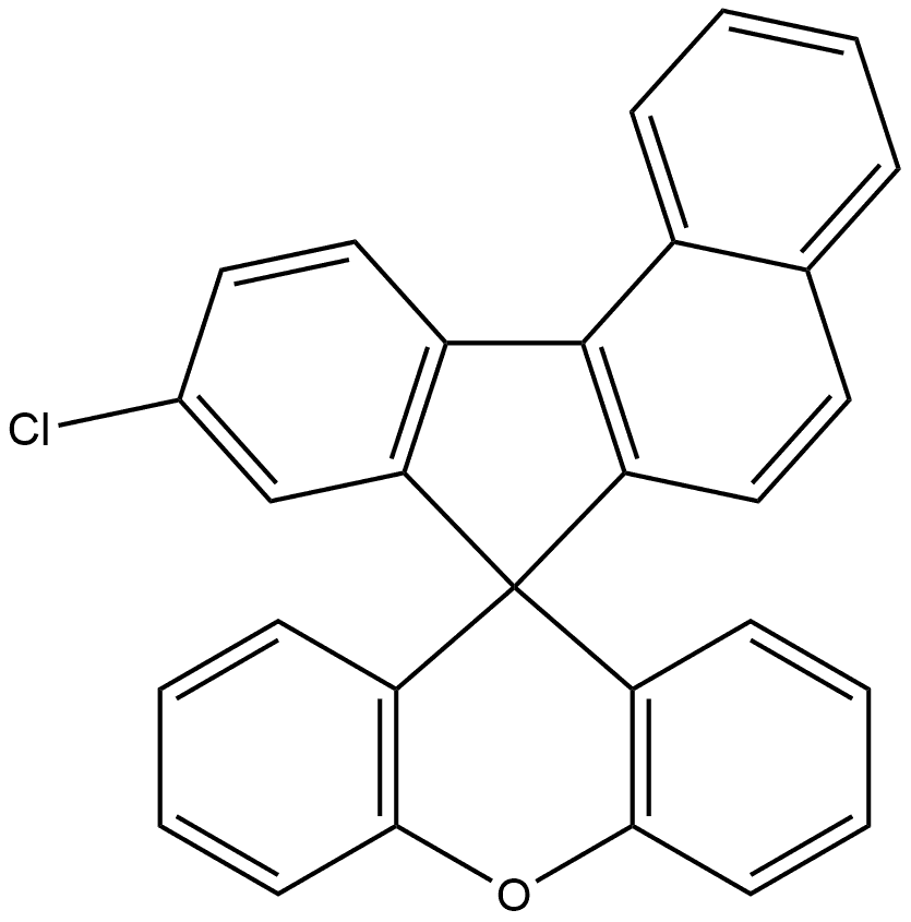 9-chlorospiro[benzo[c]fluorene-7,9'-xanthene Structure