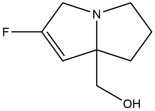 1H-Pyrrolizine-7a(5H)-methanol, 6-fluoro-2,3-dihydro- 구조식 이미지