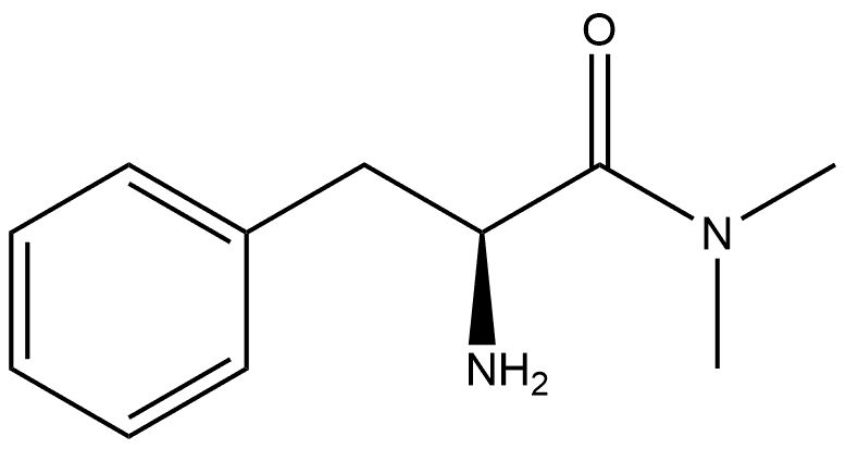 (αS)-α-amino-N,N-dimethyl-Benzenepropanamide 구조식 이미지