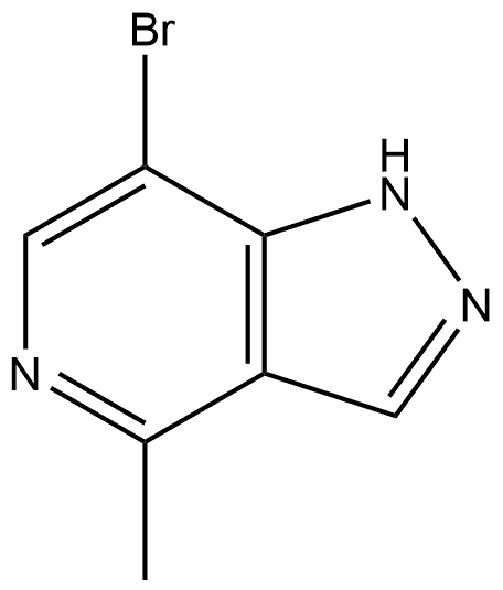 7-Bromo-4-methyl-1H-pyrazolo[4,3-c]pyridine 구조식 이미지