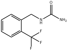 Urea, N-[[2-(trifluoromethyl)phenyl]methyl]- Structure