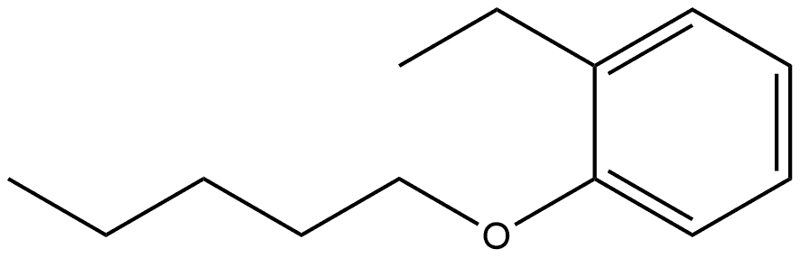 Benzene, 1-ethyl-2-(pentyloxy)- Structure