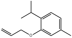 Benzene, 4-methyl-1-(1-methylethyl)-2-(2-propen-1-yloxy)- Structure