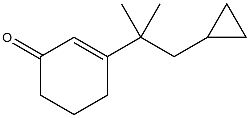 2-Cyclohexen-1-one, 3-(2-cyclopropyl-1,1-dimethylethyl)- Structure