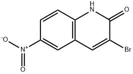 2(1H)-Quinolinone, 3-bromo-6-nitro- Structure