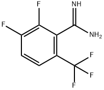 Benzenecarboximidamide, 2,3-difluoro-6-(trifluoromethyl)- Structure