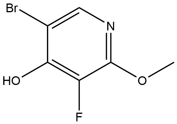 5-bromo-3-fluoro-2-methoxypyridin-4-ol Structure