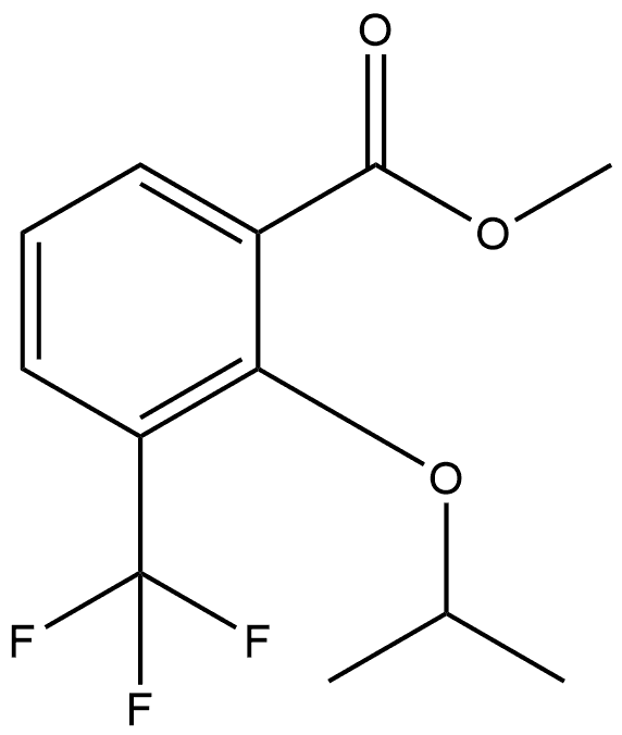 Methyl 2-isopropoxy-3-(trifluoromethyl)benzoate Structure