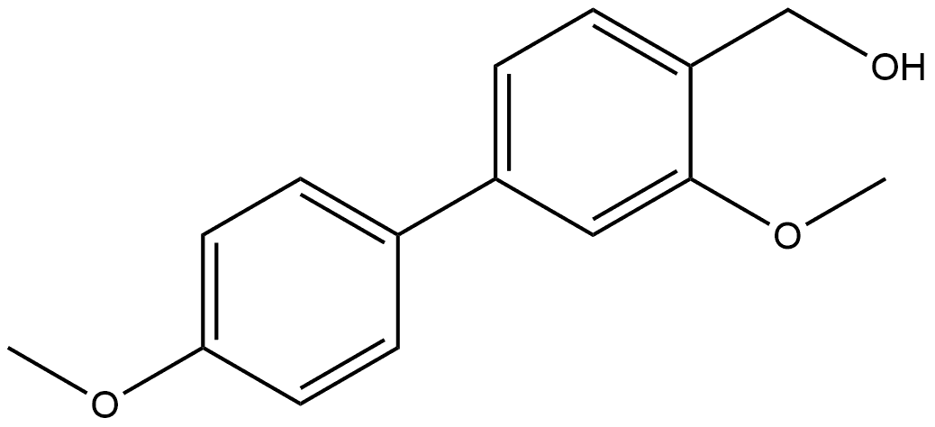 (3,4'-dimethoxy-[1,1'-biphenyl]-4-yl)methanol Structure