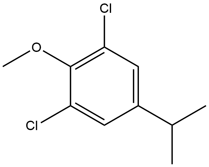 1,3-Dichloro-5-isopropyl-2-methoxybenzene Structure