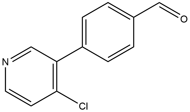 4-(4-chloropyridin-3-yl)benzaldehyde Structure