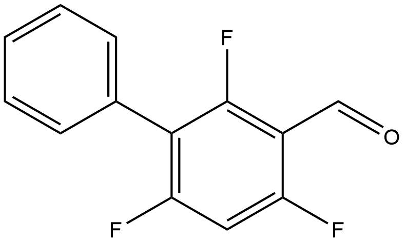 2,4,6-trifluoro-[1,1'-biphenyl]-3-carbaldehyde Structure