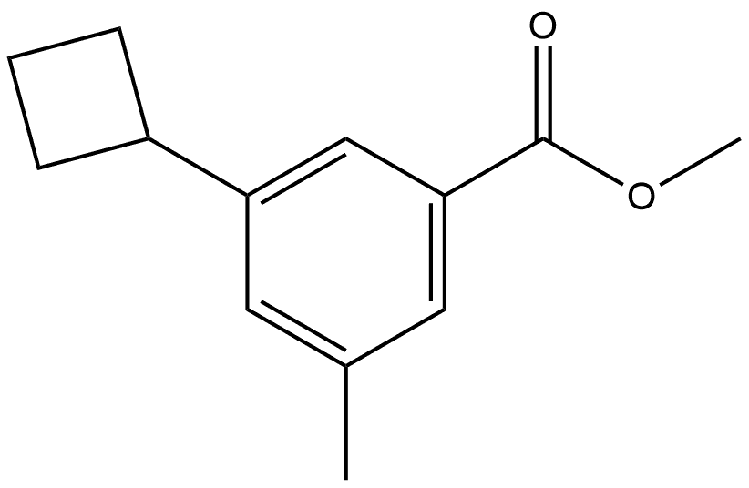 methyl 3-cyclobutyl-5-methylbenzoate Structure