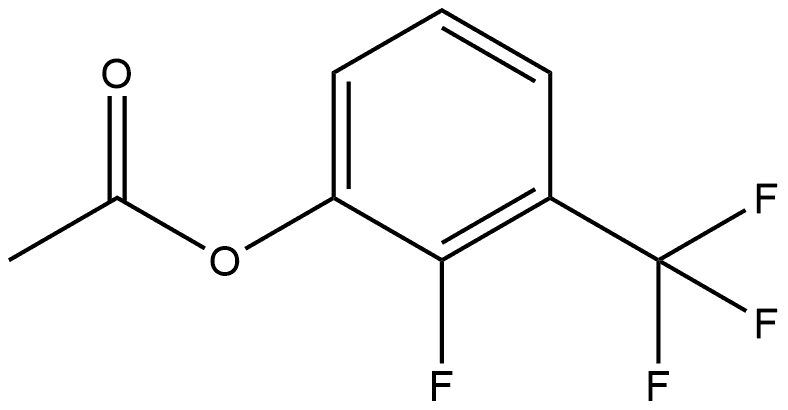 2-fluoro-3-(trifluoromethyl)phenyl acetate Structure