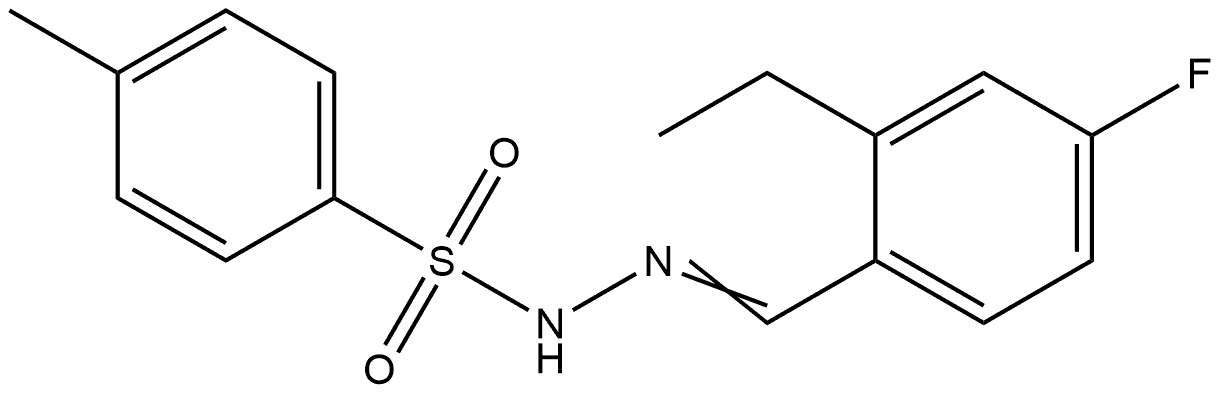 1-(cyclopropylmethyl)-2-ethyl-4-fluorobenzene Structure