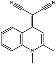 2-(1,2-dimethylquinolin-4(1H)-ylidene)malononitrile Structure