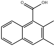 2,3-dimethylnaphthalene-1-carboxylic acid Structure