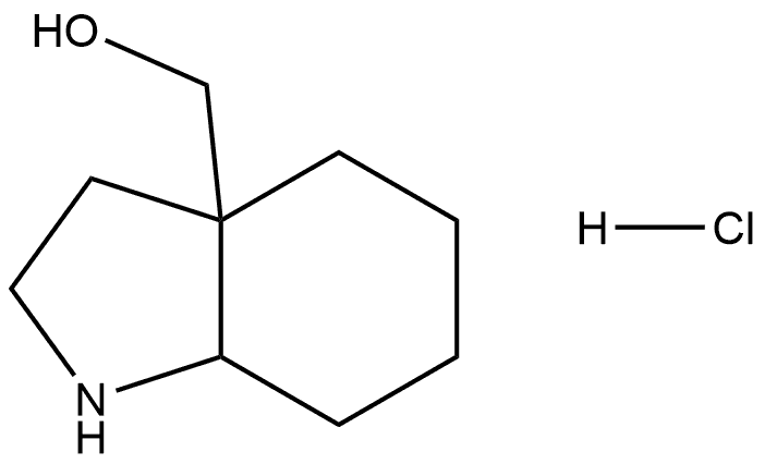 (Octahydro-indol-3a-yl)-methanol hydrochloride 구조식 이미지