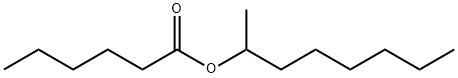 Hexanoic acid, 1-methylheptyl ester Structure