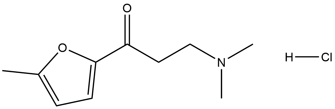 3-(Dimethylamino)-1-(5-methylfuran-2-yl)-1-propanone Hydrochloride Structure