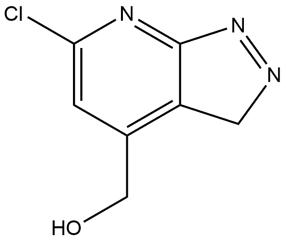 (6-Chloro-3H-pyrazolo[3,4-b]pyridin-4-yl)methanol 구조식 이미지