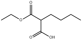 Propanedioic acid, 2-butyl-, 1-ethyl ester Structure