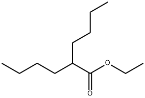 Hexanoic acid, 2-butyl-, ethyl ester Structure