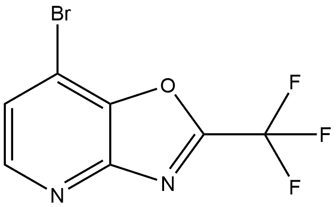 7-bromo-2-(trifluoromethyl)oxazolo[4,5-b]pyridine Structure