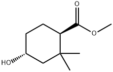 trans-methyl 4-hydroxy-2,2-dimethylcyclohexanecarboxylate Structure