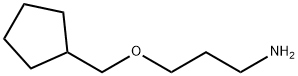 1-Propanamine, 3-(cyclopentylmethoxy)- Structure