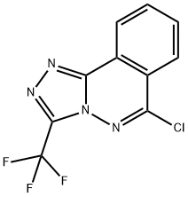 1,2,4-Triazolo[3,4-a]phthalazine, 6-chloro-3-(trifluoromethyl)- Structure